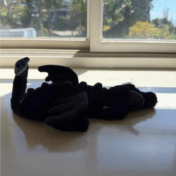 Black and Gray Dragon Plush Toy - Picture 4 of 10